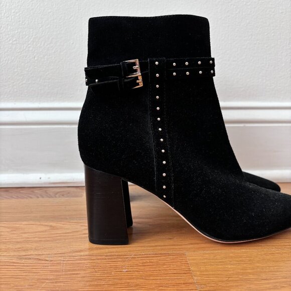 Paige Celia Studded Leather Ankle Booties - Picture 4 of 9